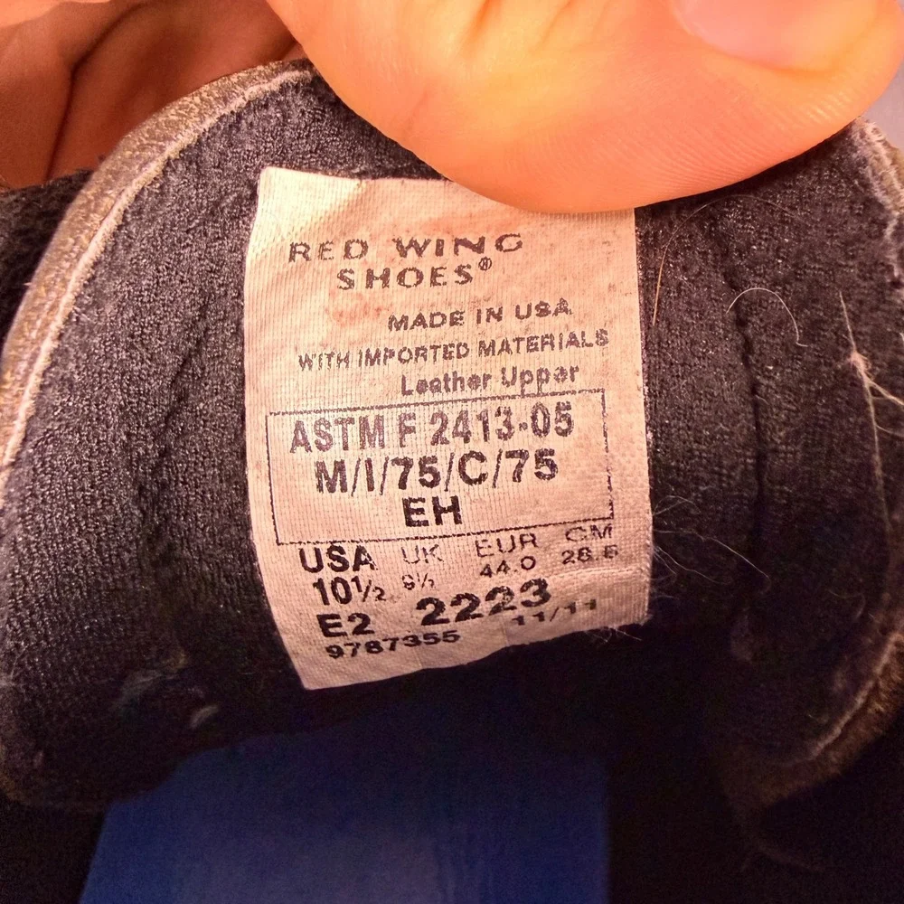 Red Wing boots have